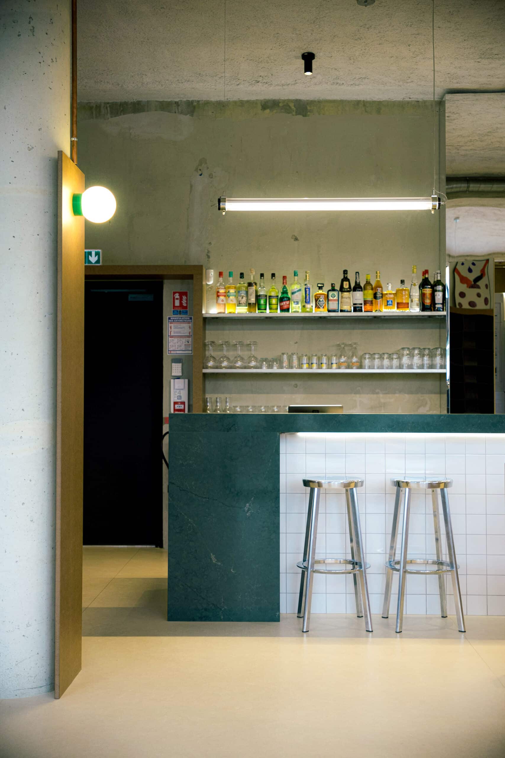 Bar en silestone jardin emerald à limonest